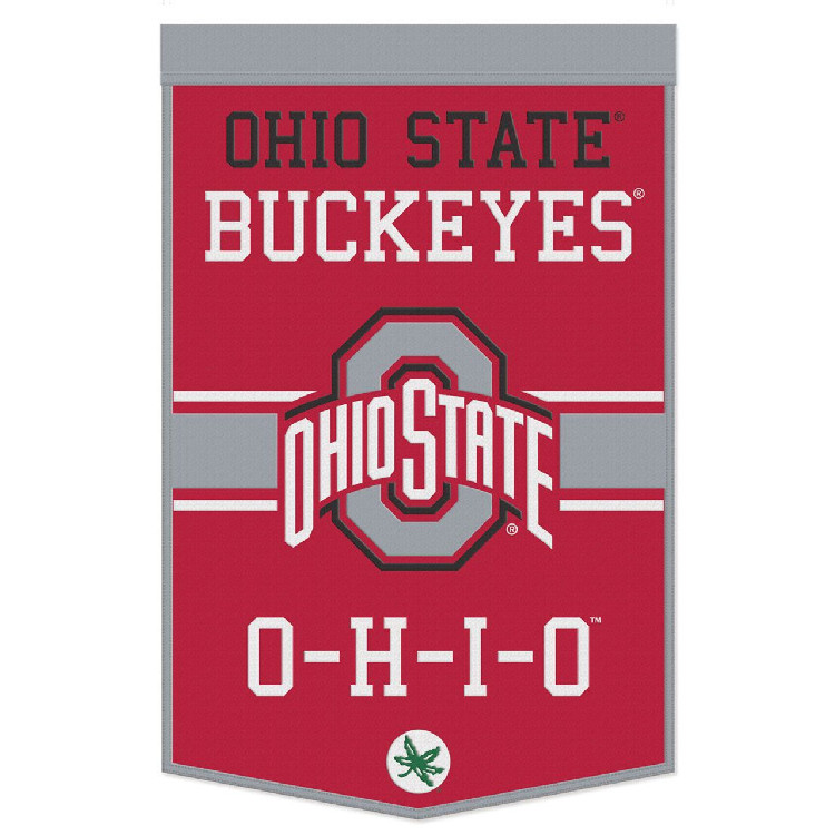 Ohio State Buckeyes Banner Wool 24x38 Dynasty Slogan Design