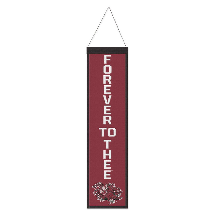 South Carolina Gamecocks Banner Wool 8x32 Heritage Slogan Design