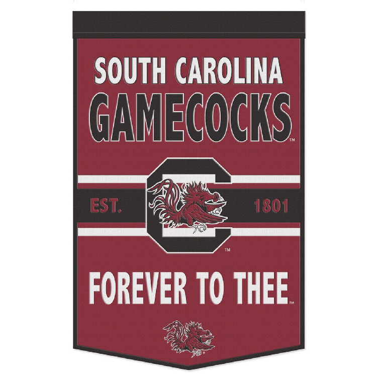 South Carolina Gamecocks Banner Wool 24x38 Dynasty Slogan Design