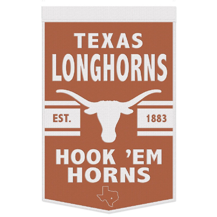 Texas Longhorns Banner Wool 24x38 Dynasty Slogan Design