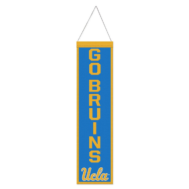 UCLA Bruins Banner Wool 8x32 Heritage Slogan Design