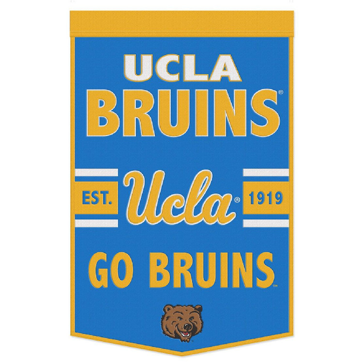 UCLA Bruins Banner Wool 24x38 Dynasty Slogan Design