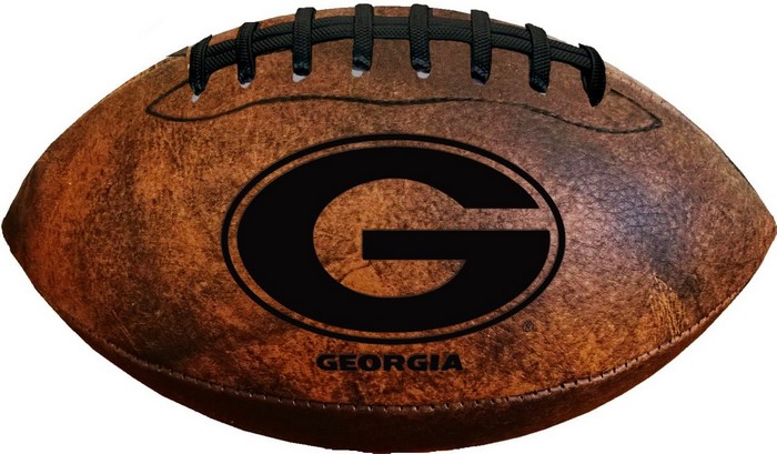 Georgia Bulldogs Football Vintage Throwback 9 Inches