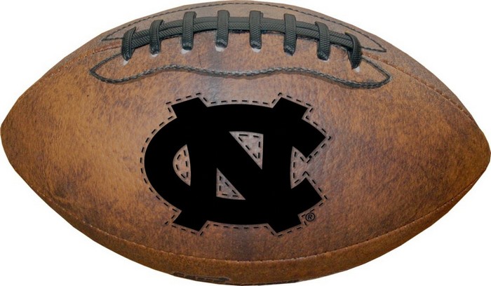 North Carolina Tar Heels Football Vintage Throwback 9 Inches