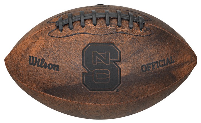 North Carolina State Wolfpack Football Vintage Throwback 9 Inches