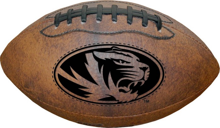 Missouri Tigers Football - Vintage Throwback - 9 Inches