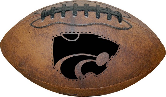 Kansas State Wildcats Football - Vintage Throwback - 9 Inches