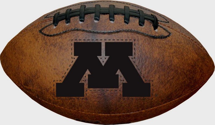 Minnesota Golden Gophers Football - Vintage Throwback - 9 Inches