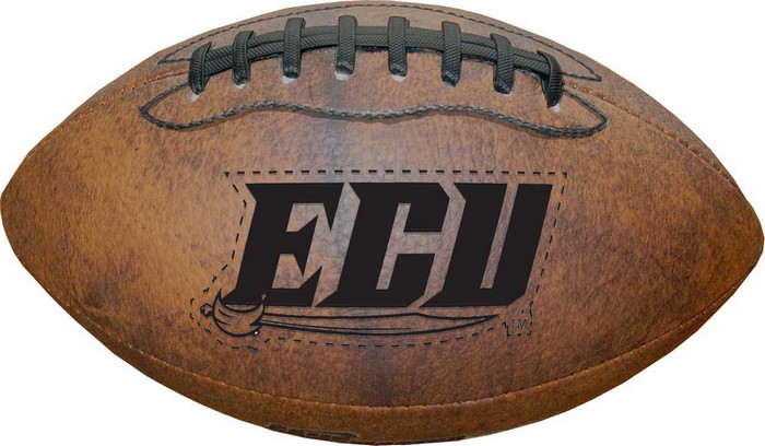 East Carolina Pirates Football - Vintage Throwback - 9 Inches