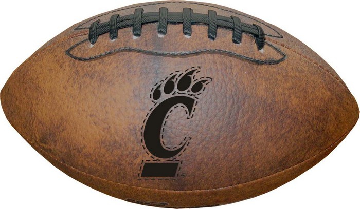 Cincinnati Bearcats Football - Vintage Throwback - 9 Inches
