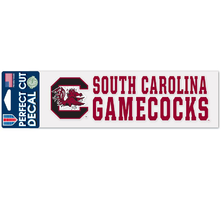 South Carolina Gamecocks Decal 3x10 Perfect Cut Color