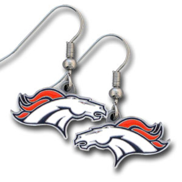 Denver Broncos Dangle Earrings