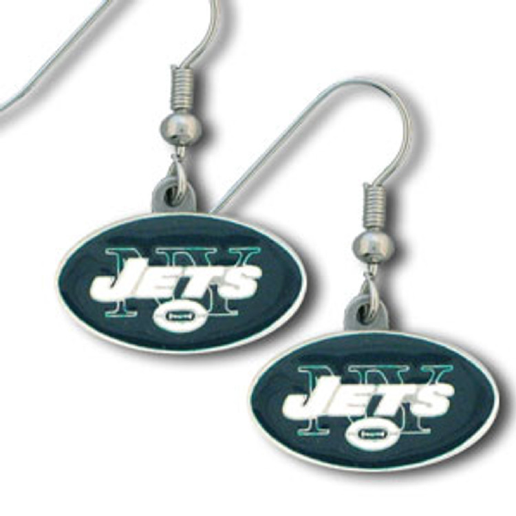 New York Jets Dangle Earrings