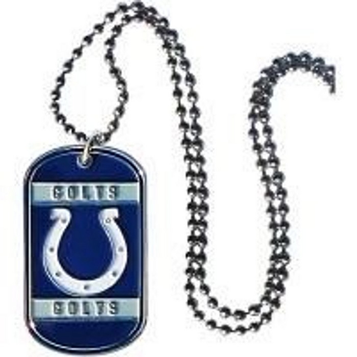 Indianapolis Colts Necklace Tag Style