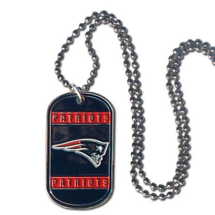 New England Patriots Necklace Tag Style