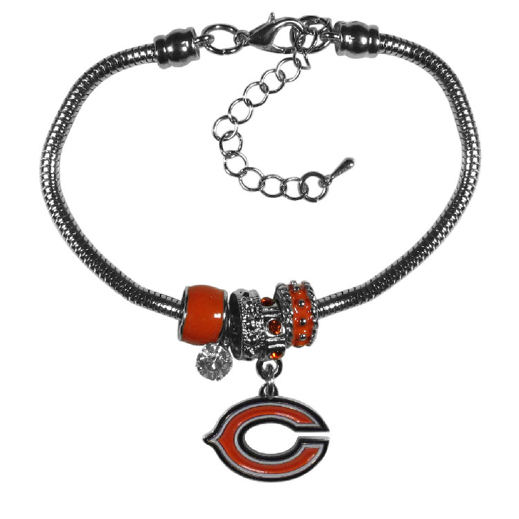 Chicago Bears Bracelet Euro Bead Style