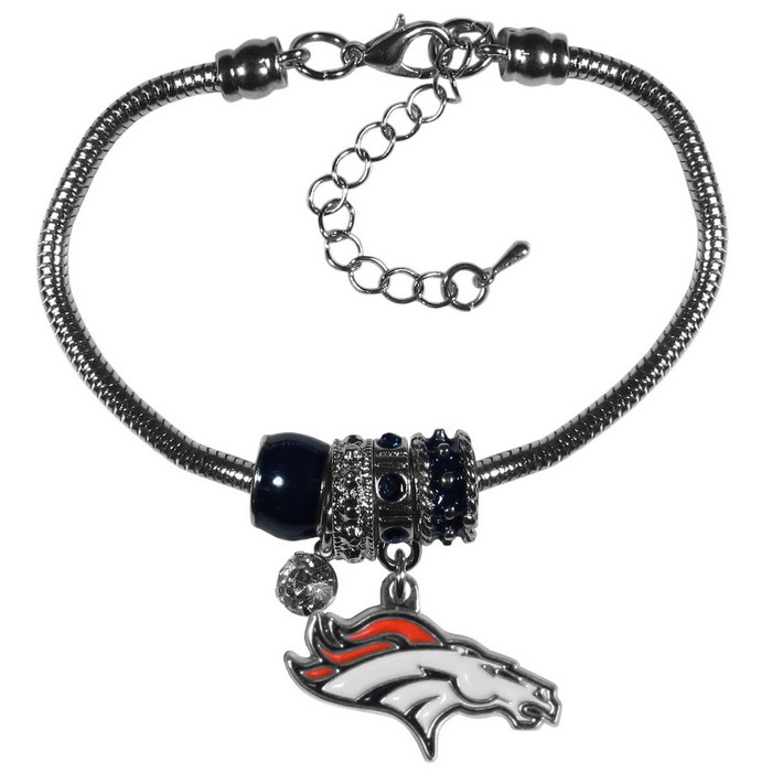 Denver Broncos Bracelet - Euro Bead