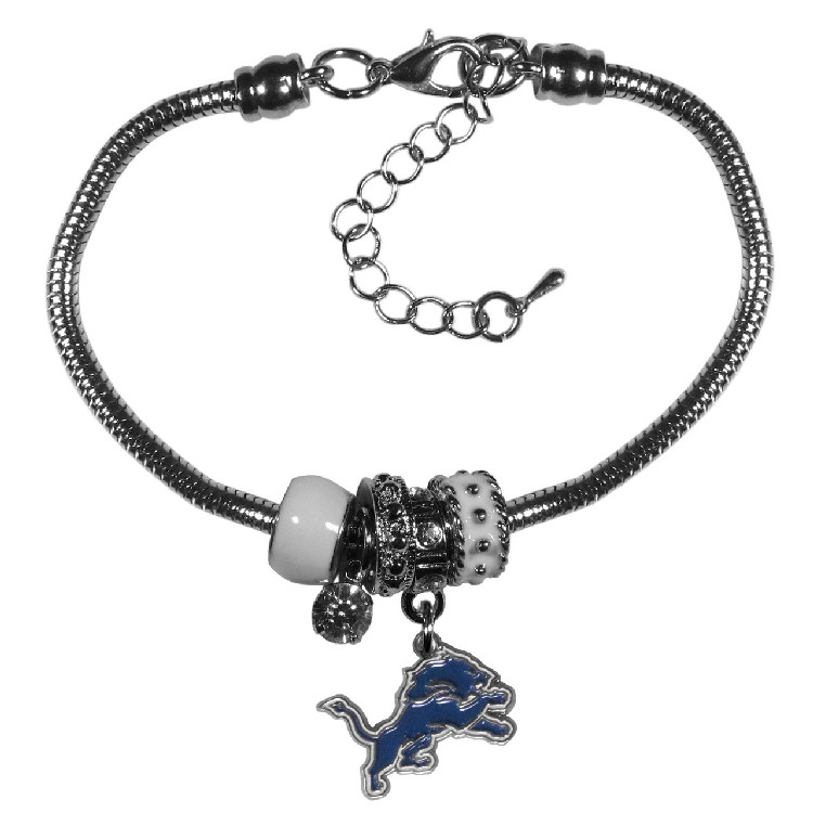 Detroit Lions Bracelet Euro Bead Style