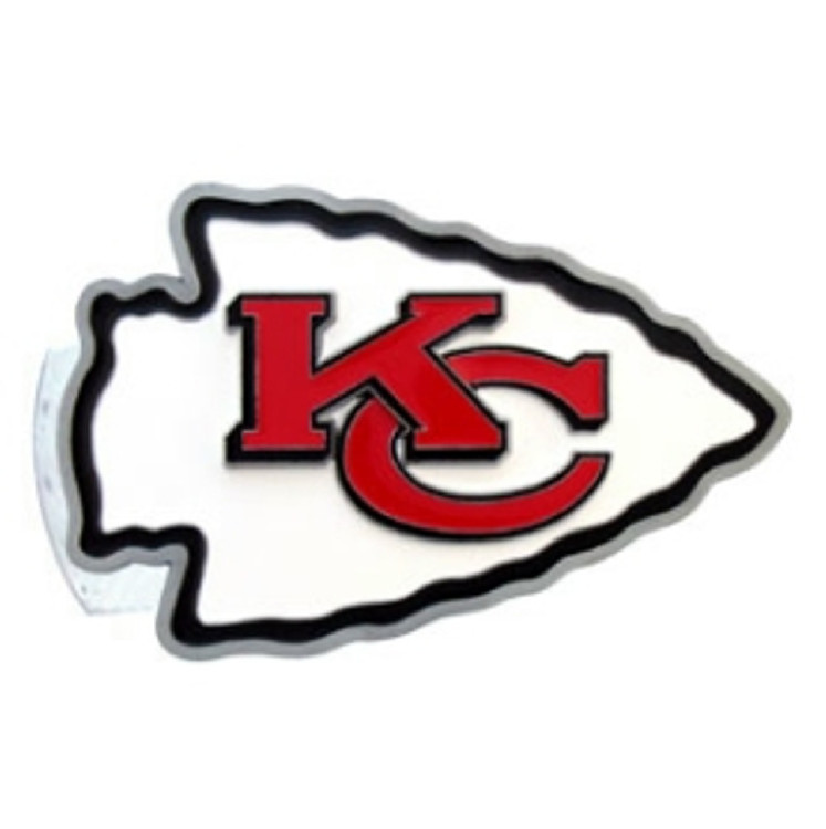 Kansas City Chiefs Trailer Hitch Logo Cover