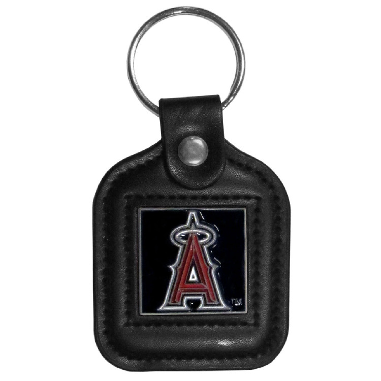 Los Angeles Angels Key Ring Square Leather CO