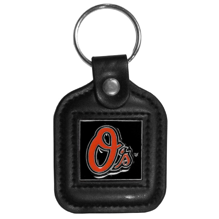 Baltimore Orioles Key Ring Square Leather CO