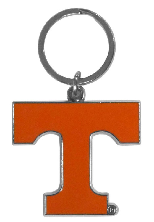 Tennessee Volunteers Chrome Logo Cut Keychain