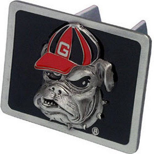 Siskiyou Georgia Bulldogs Trailer Hitch Cover - Bulldog Style