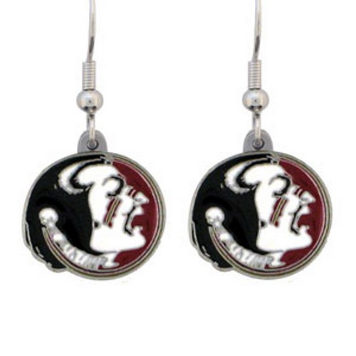 Siskiyou Florida State Seminoles Earrings Dangle Style -