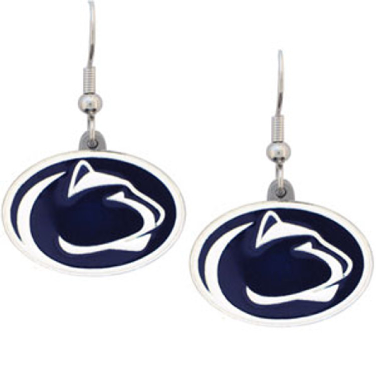 Penn State Nittany Lions Earrings Dangle Style