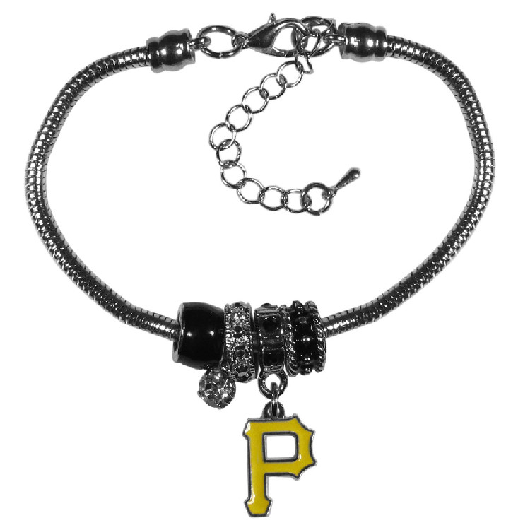 Pittsburgh Pirates Bracelet Euro Bead Style CO