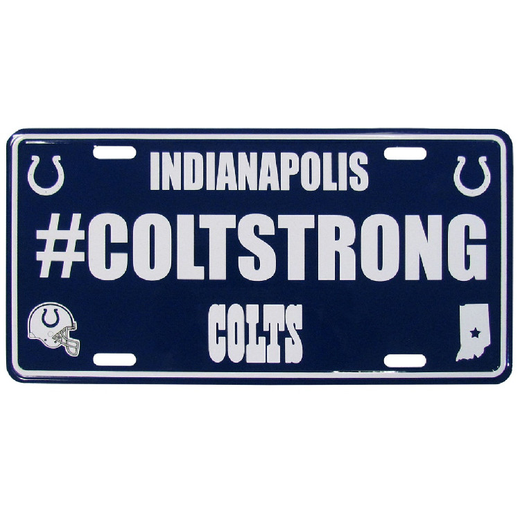 Indianapolis Colts License Plate Hashtag