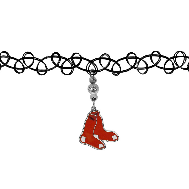 Boston Red Sox Necklace Knotted Choker CO