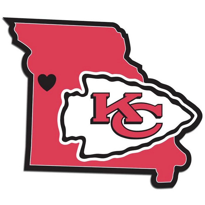 Siskiyou Kansas City Chiefs Decal Home State Pride