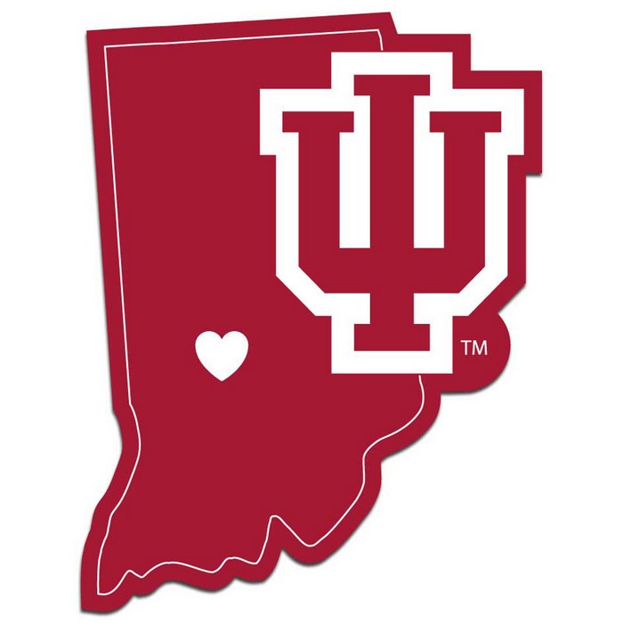 Indiana Hoosiers Decal Home State Pride Style