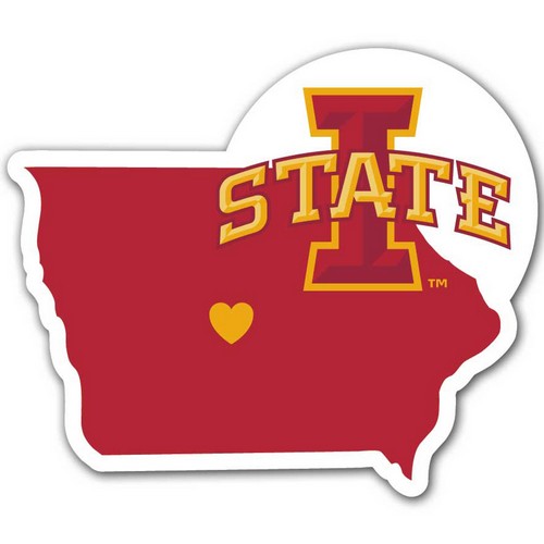 Siskiyou Iowa State Cyclones Decal Home State Pride Style -