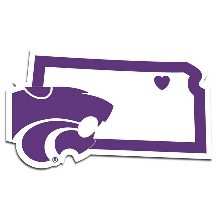 Kansas State Wildcats Decal Home State Pride Style