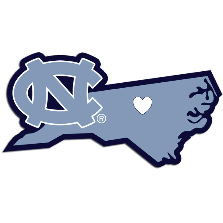 North Carolina Tar Heels Decal Home State Pride Style