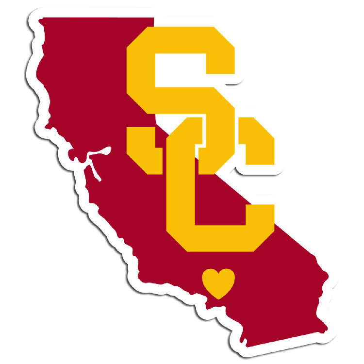 USC Trojans Decal Home State Pride Style