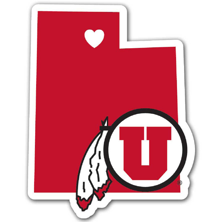 Utah Utes Decal Home State Pride Style