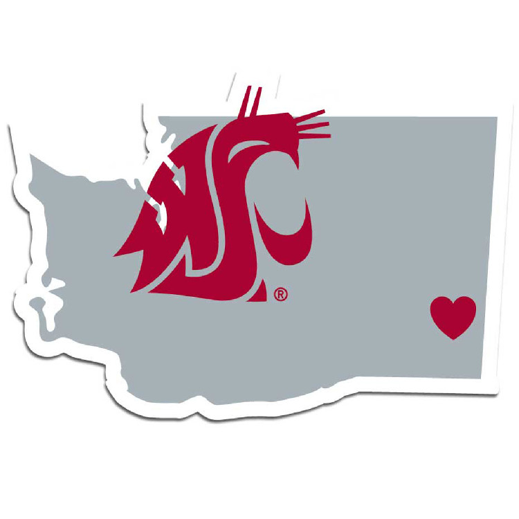 Washington State Cougars Decal Home State Pride Style