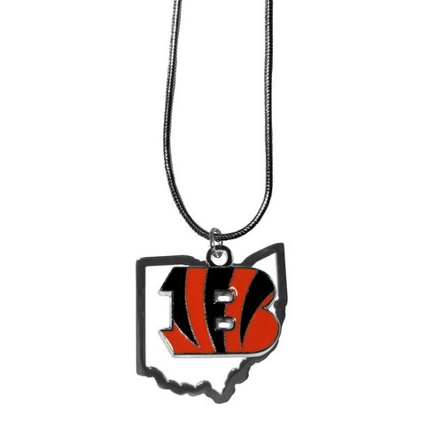 Siskiyou Cincinnati Bengals Necklace State Charm -