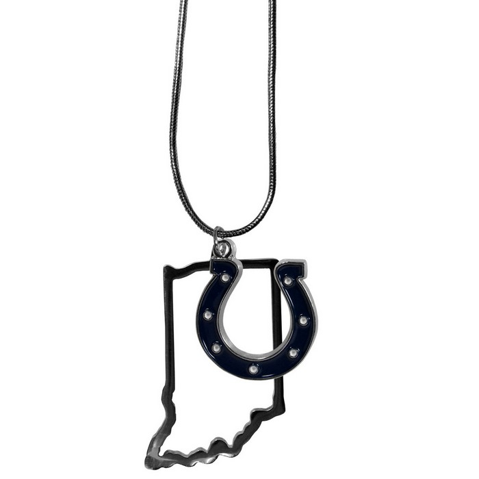 Siskiyou Indianapolis Colts Necklace State Charm -