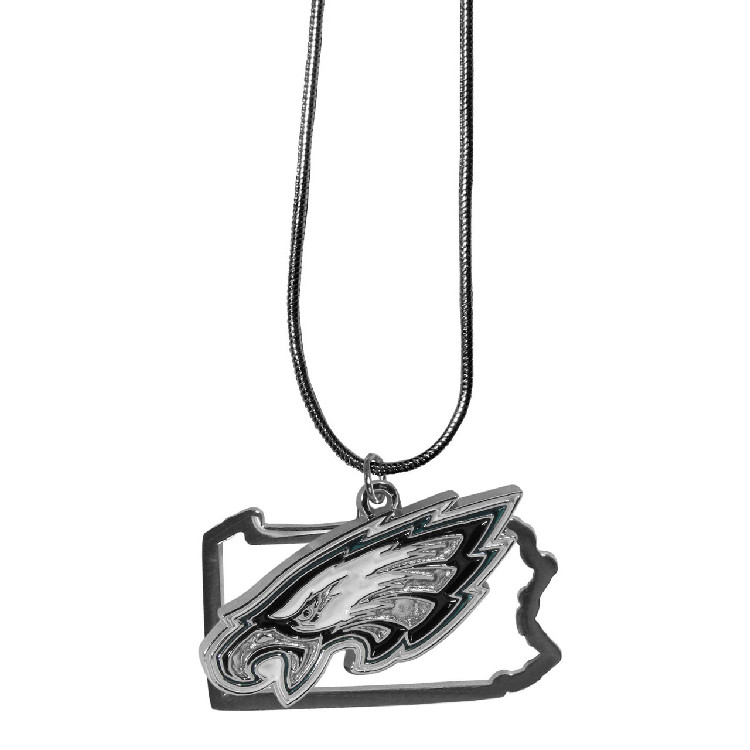 Philadelphia Eagles Necklace State Charm