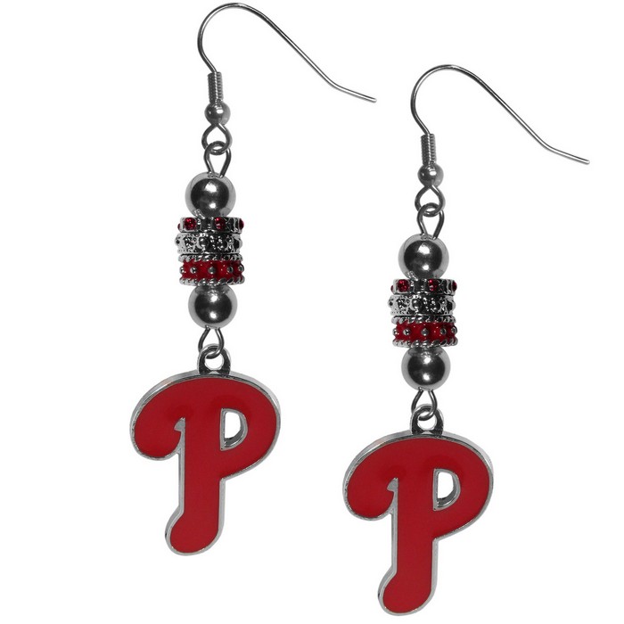 Philadelphia Phillies Earrings Fish Hook Post Euro Style CO