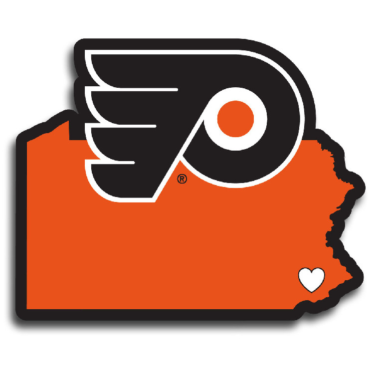 Philadelphia Flyers Decal Home State Pride Style