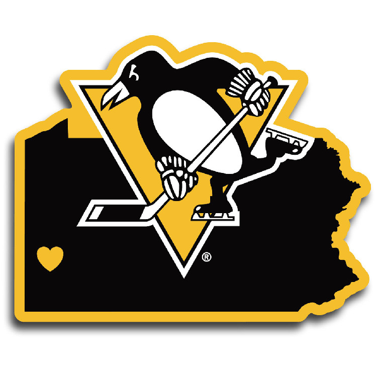 Pittsburgh Penguins Decal Home State Pride Style