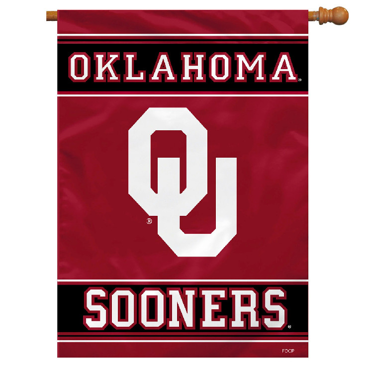 Oklahoma Sooners Banner 28x40 House Flag Style 2 Sided CO