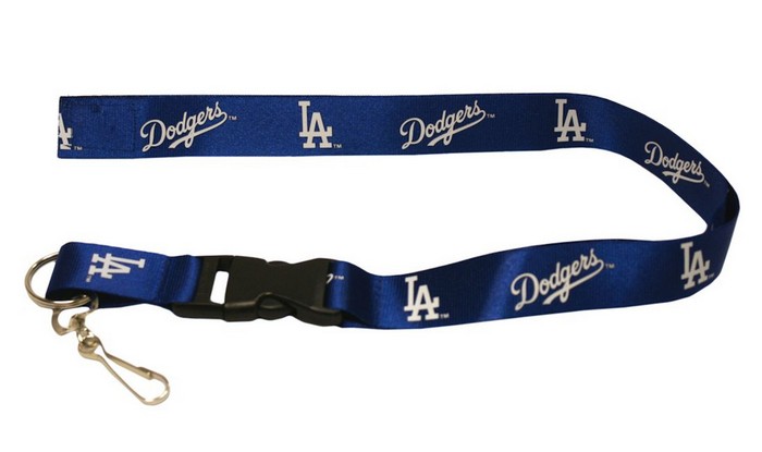 Los Angeles Dodgers Lanyard - Breakaway with Key Ring