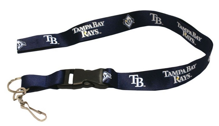 Tampa Bay Rays Lanyard - Breakaway with Key Ring