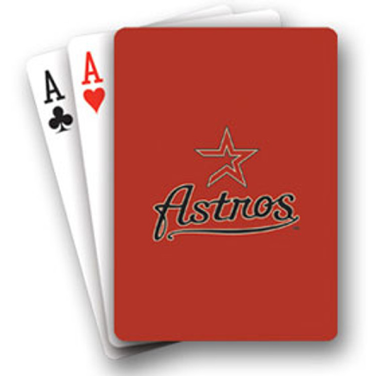 Houston Astros Playing Cards Diamond Plate